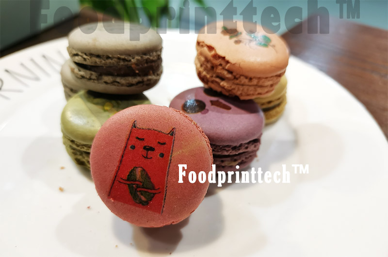 foodprinttech-company,-imprimer-images-comestibles-macarons,-décorations-comestibles