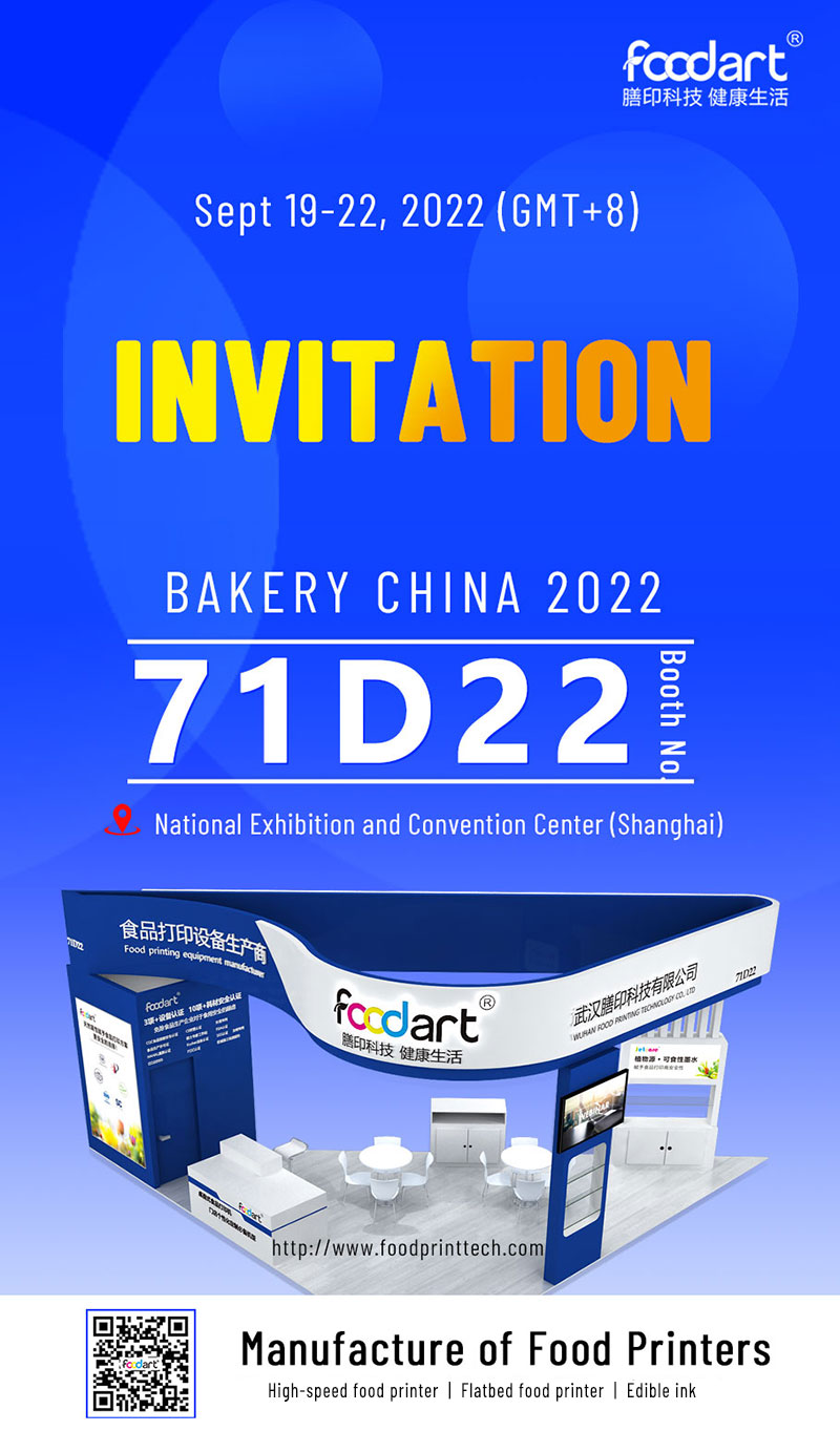 Wimply bienvenue sur FoodprintTtech Foodarts Booth dans Bakery-China-2022