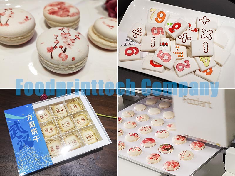 A2-flatbed-food-imprimanter, -edible-image-macarons, -marshmallow, -cookies, -cake, -from-foodprinttech-company